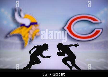 Minnesota Vikings vs. Chicago Bears Stock Photo - Alamy