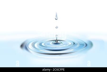 круги на воде2 Stock Vector