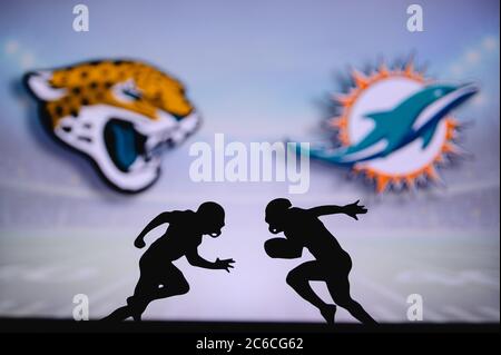 Jacksonville Jaguars Pittsburgh Steelers Fans Support Nfl Game Silhouette  Supporters Stock Illustration by ©kovop58@gmail.com #390626218