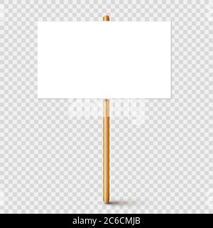 protest sign vector