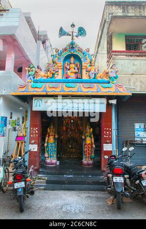 Arulmigu Manakula Vinayagar temple,pondicherry,south india,pondy,pondicherry travel,beach pondicherry,street pondicherry,street Stock Photo