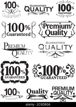 Vector calligraphic design elements and decorations Stock Vector