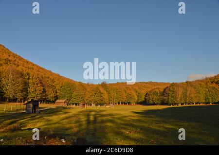 Natural landscape in the province of Avellino, Italy. Stock Photo