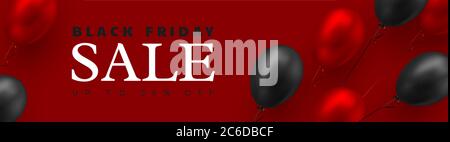 Black Friday sale banner. Stock Vector