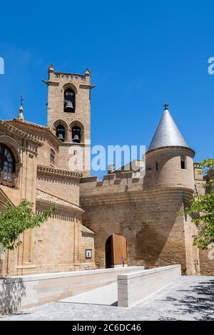 Palace of the Kings of Navarre, Olite, Navarre, Spain Stock Photo