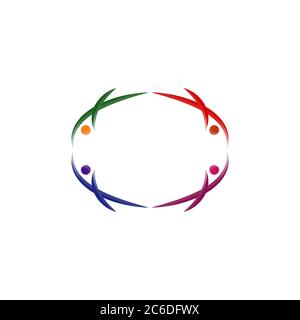 community vector design template illustration Stock Vector
