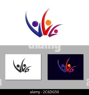 community vector design template illustration Stock Vector