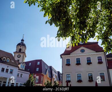 Bad Salzungen town hall in Thuringia Stock Photo