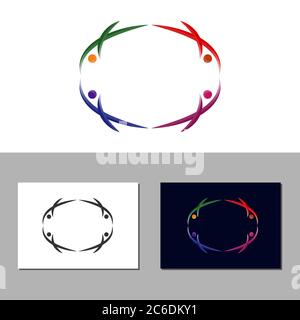 community vector design template illustration Stock Vector