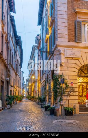 Italy, Lazio, Rome, Ponte, Via dei Coronari Stock Photo