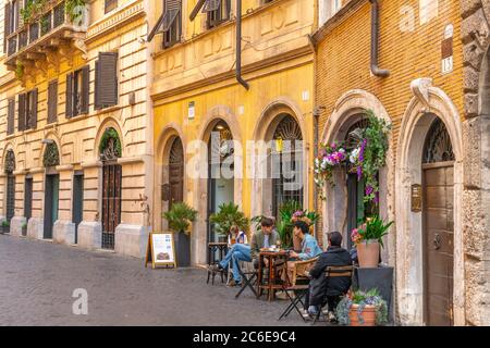 Italy, Lazio, Rome, Ponte, Via del Governo Vecchio Stock Photo