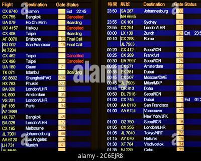 scoreboard departures flights arrivals