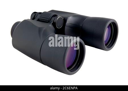 Modern binoculars isolated Stock Photo