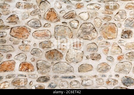 Pattern gray stone wall texture. Stone wall texture for background. Stock Photo
