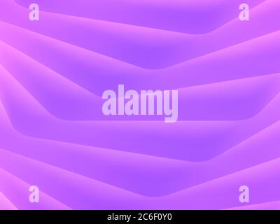 Abstract minimal geometric background, Ultra-wide high resolution 3d illustration Stock Photo