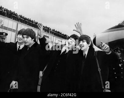 The Beatles:  John Lennon, Paul McCartney, George Harrison and Ringo Starr