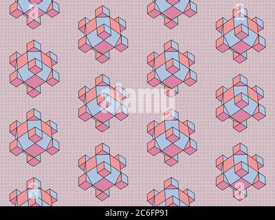 Bright colors of seamless pattern. Stock Vector