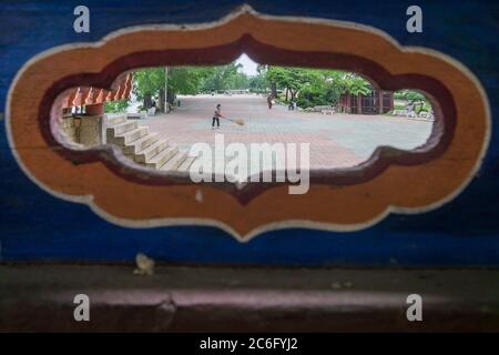 Taedong Gate, Pyongyang, North Korea Stock Photo