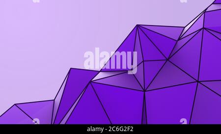 Violet Crystal Line Pattern Background Violet abstract modern crystal background. Polygon, Line, Triangle ...