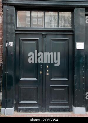 Anne Frank House Entrance Doorway Stock Photo