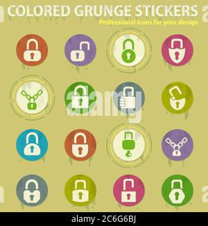 grunge security shield protection access background vector illustration ...