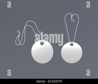 circular commercial tags hanging icons vector illustration design Stock Vector