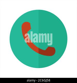phone icon vector isolated for any purposes. illustration graphic for contacts sign and communication element. Stock Vector