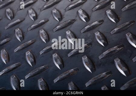 Metal Background, Diamond Plate Stock Photo