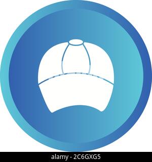Unique Cap Vector Glyph Icon Stock Vector