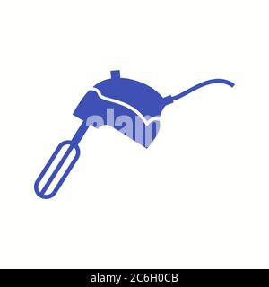 Unique Mixer Glyph Vector Icon Stock Vector