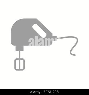 Unique Mixer Vector Glyph Icon Stock Vector