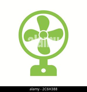 Unique Fan Vector Glyph Icon Stock Vector