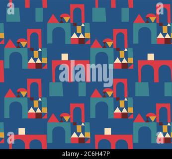 Summer. Colors. Pattern without seams. Stock Vector