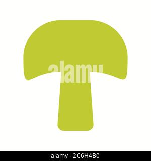 Unique Mushroom Vector Glyph Icon Stock Vector