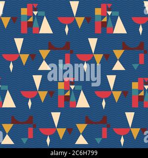 Summer. Colors. Pattern without seams. Stock Vector
