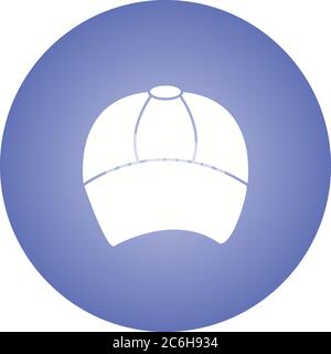 Unique Cap Vector Glyph Icon Stock Vector