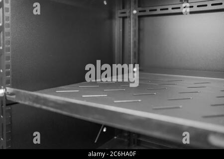 19'' industrial rack (19-inch rack) for telecommunication equipment or  servers Stock Photo - Alamy