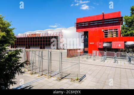 General View Of The Entrance Of Le Zenith Concert Hall And Its Ticket General View Of The Entrance Of Le Zenith Concert Hall And Its Ticket