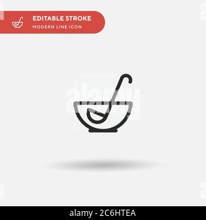 Punch Simple vector icon. Illustration symbol design template for web mobile UI element. Perfect color modern pictogram on editable stroke. Punch icon Stock Vector