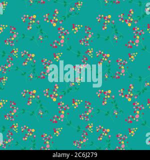 Berries vector Seamless Pattern Stock Vector