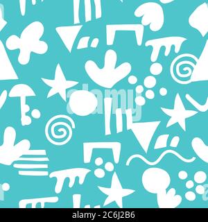 Abstract Symbol Seamless Pattern Stock Vector