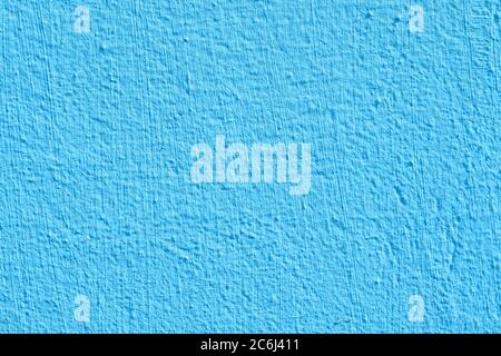 Blue stucco texture. Designer interior background. Abstract architectural surface. Stock Photo