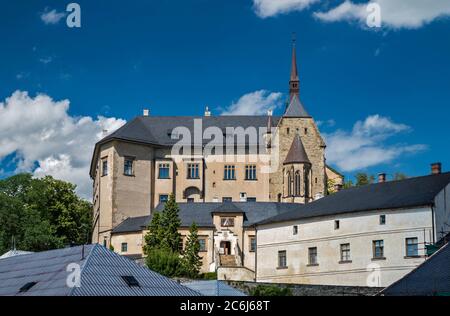 Castle in Šternberk, Moravia, Olomouc Region, Czech Republic Stock Photo