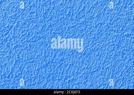 Blue stucco texture. Designer interior background. Abstract architectural surface. Stock Photo