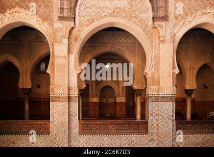 medersa, Medersa Bou Inania, Fez, Morocco Stock Photo