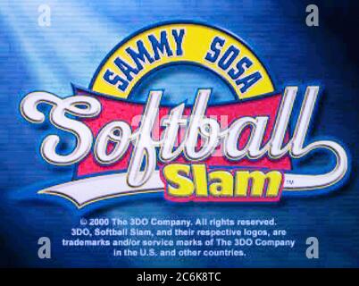 PS1 Case - NO GAME - Sammy Sosa Softball Slam