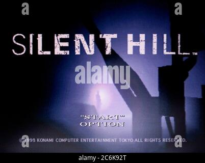 Silent Hill - Sony Playstation 1 PS1 PSX - Editorial use only Stock Photo