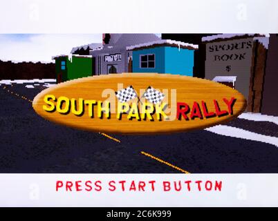 South Park Rally - Sony Playstation 1 PS1 PSX - Editorial use only Stock Photo