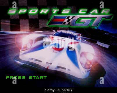 Sports Car GT - Sony Playstation 1 PS1 PSX - Editorial use only Stock Photo