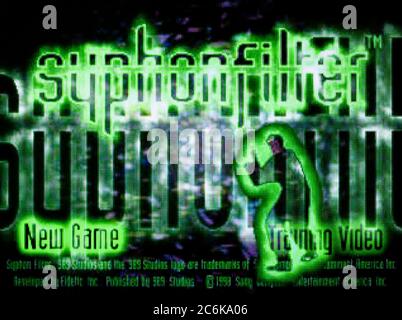 Syphon Filter 3 - Sony Playstation 1 PS1 PSX - Editorial use only Stock  Photo - Alamy